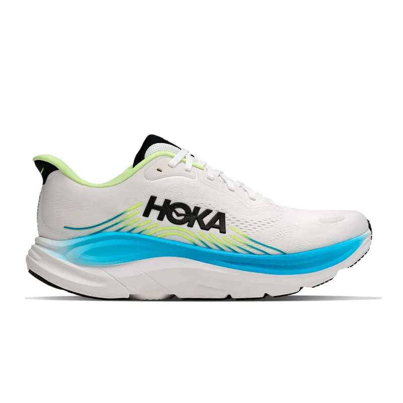 Hoka Clifton 11 Men's Wide Fit Road Running Shoes - Frost Black