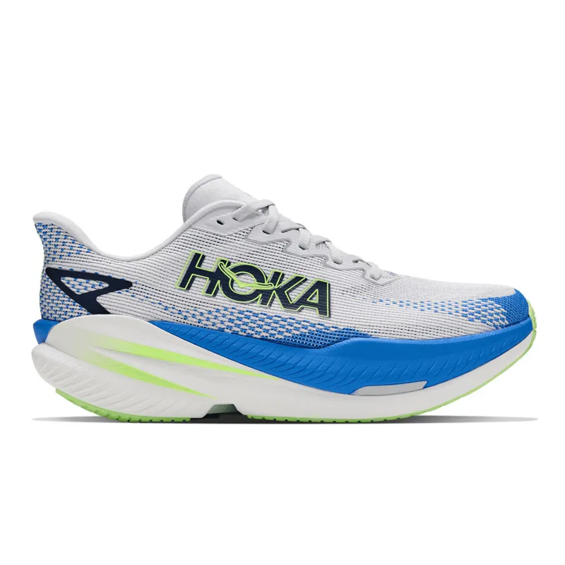 Hoka Mach X 3 Men's Road Running Shoe - Cosmic Grey Virtual Blue