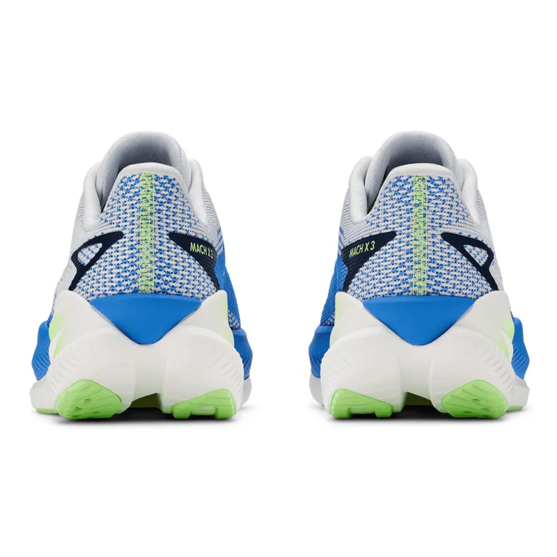 Hoka Mach X 3 Men's Road Running Shoe - Cosmic Grey Virtual Blue-5