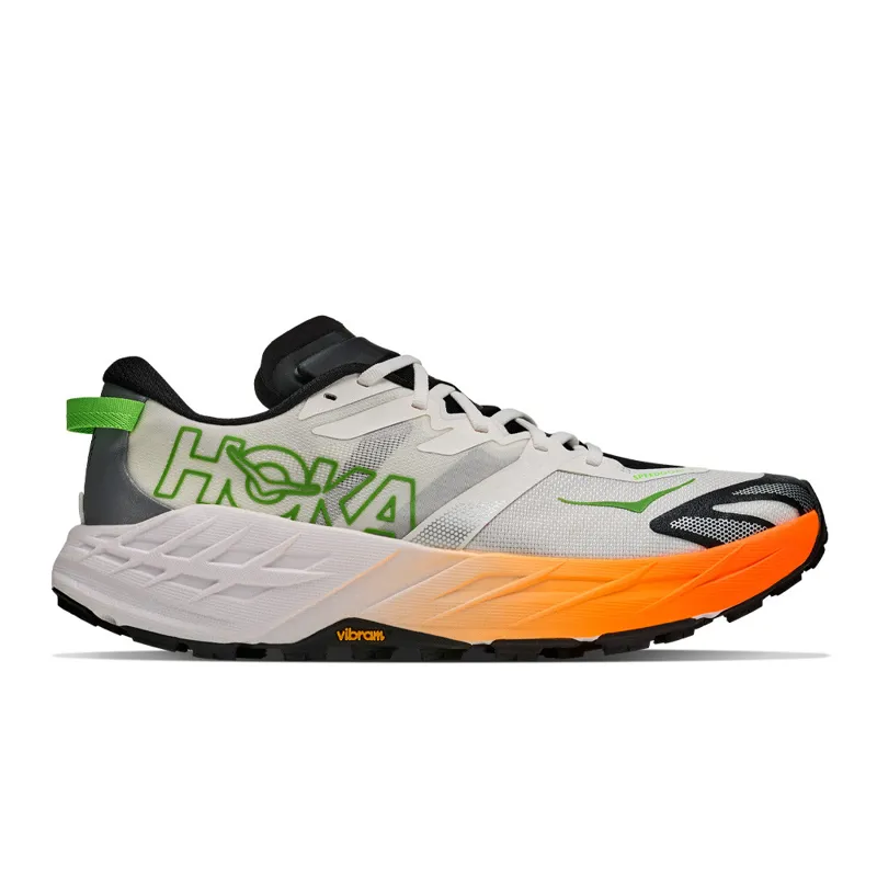 Hoka Speedgoat 7 Men's Trail Running Shoes - Frost Neon Tangerine