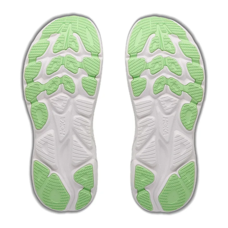 Hoka Clifton Pro Women's Road Running Shoes - Cosmic Grey Neon Yuzu-1