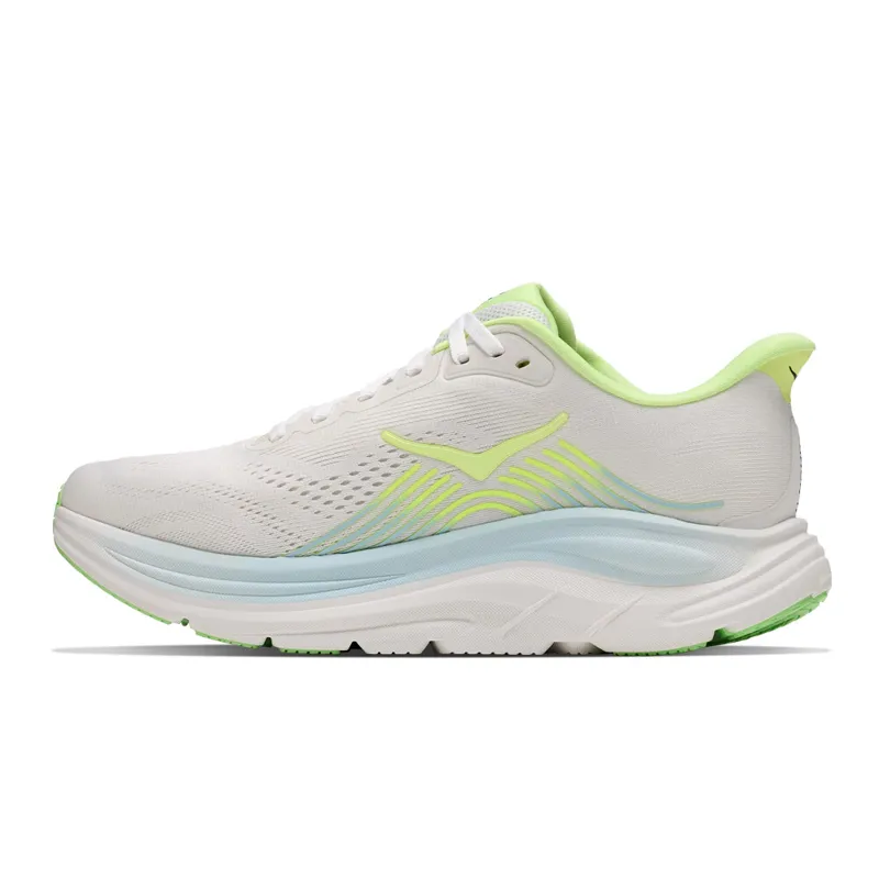 Hoka Clifton Pro Women's Road Running Shoes - Cosmic Grey Neon Yuzu-7