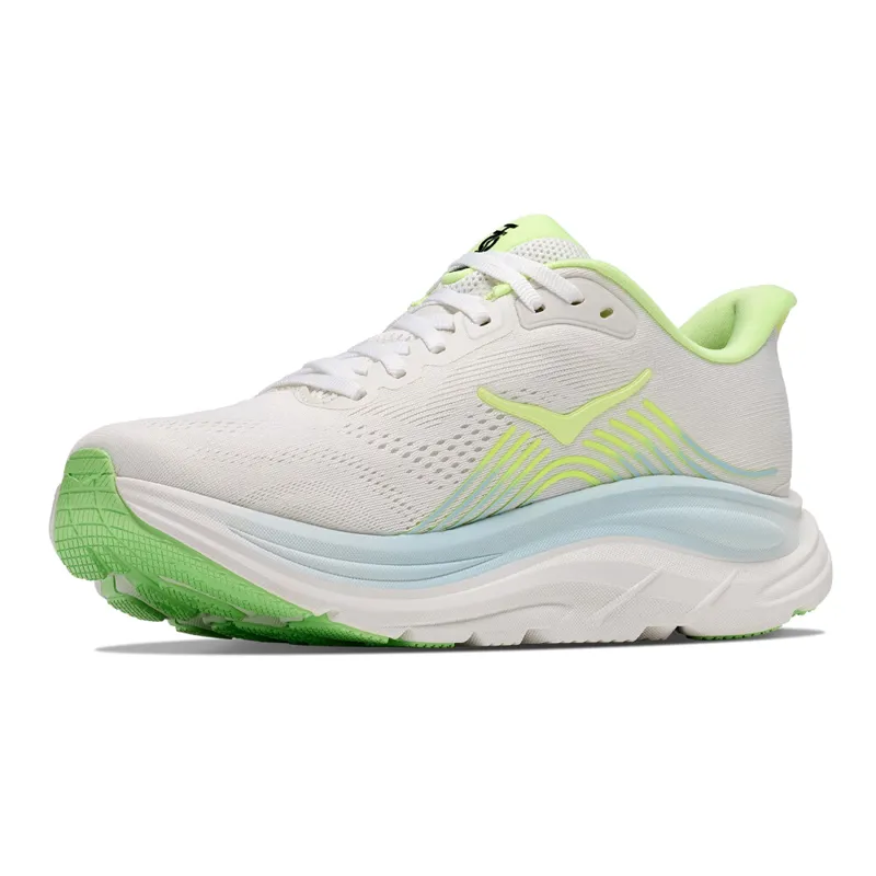 Hoka Clifton Pro Women's Road Running Shoes - Cosmic Grey Neon Yuzu-5