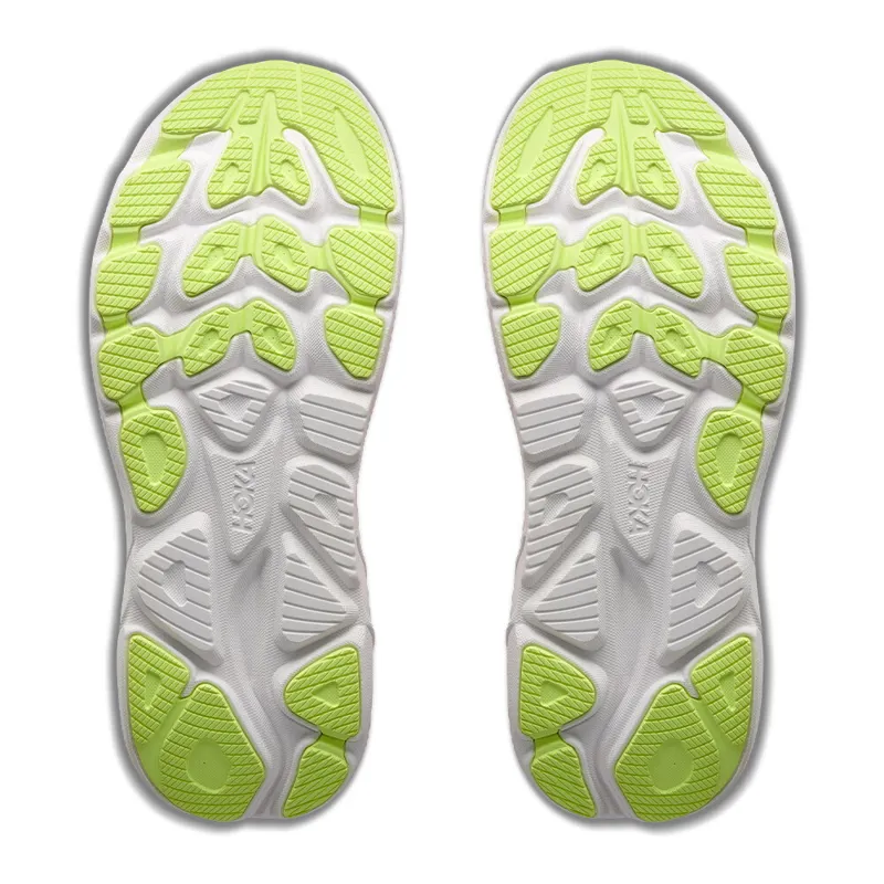 Hoka Clifton 11 Womens Road Running Shoe - Tangerine Glow White-2
