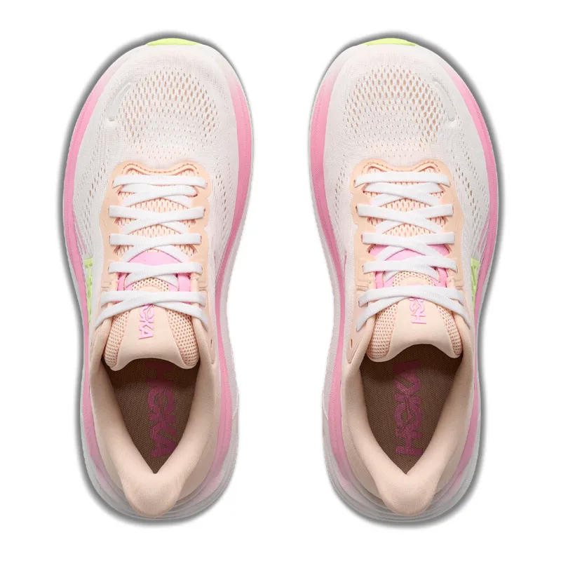 Hoka Clifton 11 Womens Road Running Shoe - Tangerine Glow White-3