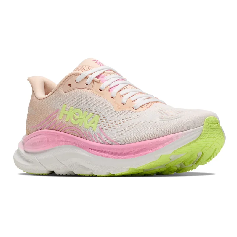 Hoka Clifton 11 Womens Road Running Shoe - Tangerine Glow White-5