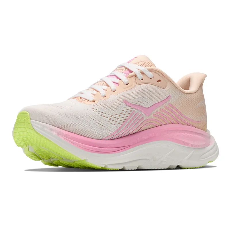 Hoka Clifton 11 Womens Road Running Shoe - Tangerine Glow White-6
