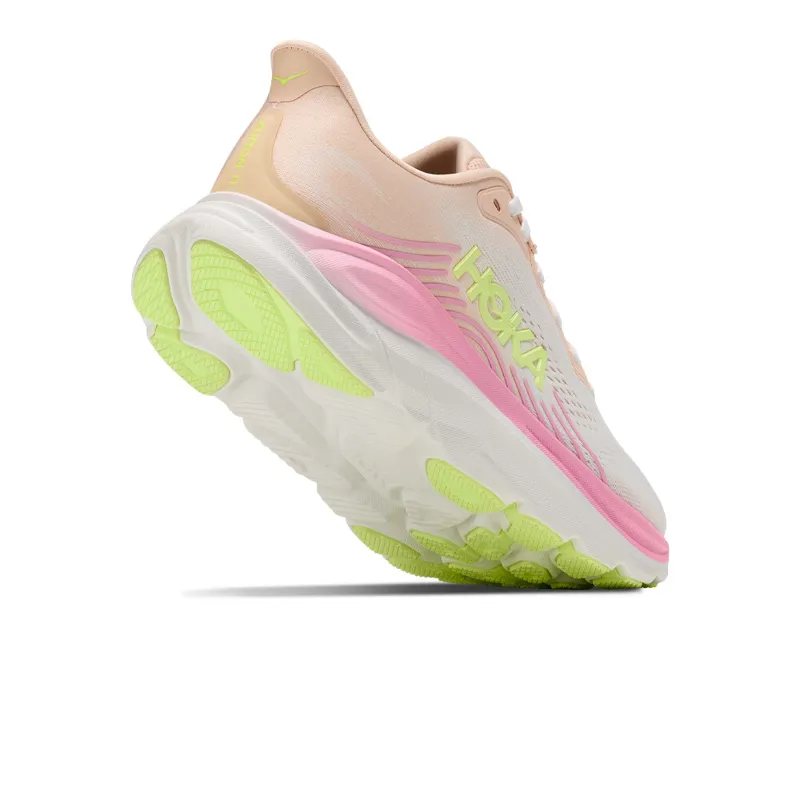 Hoka Clifton 11 Womens Road Running Shoe - Tangerine Glow White-4