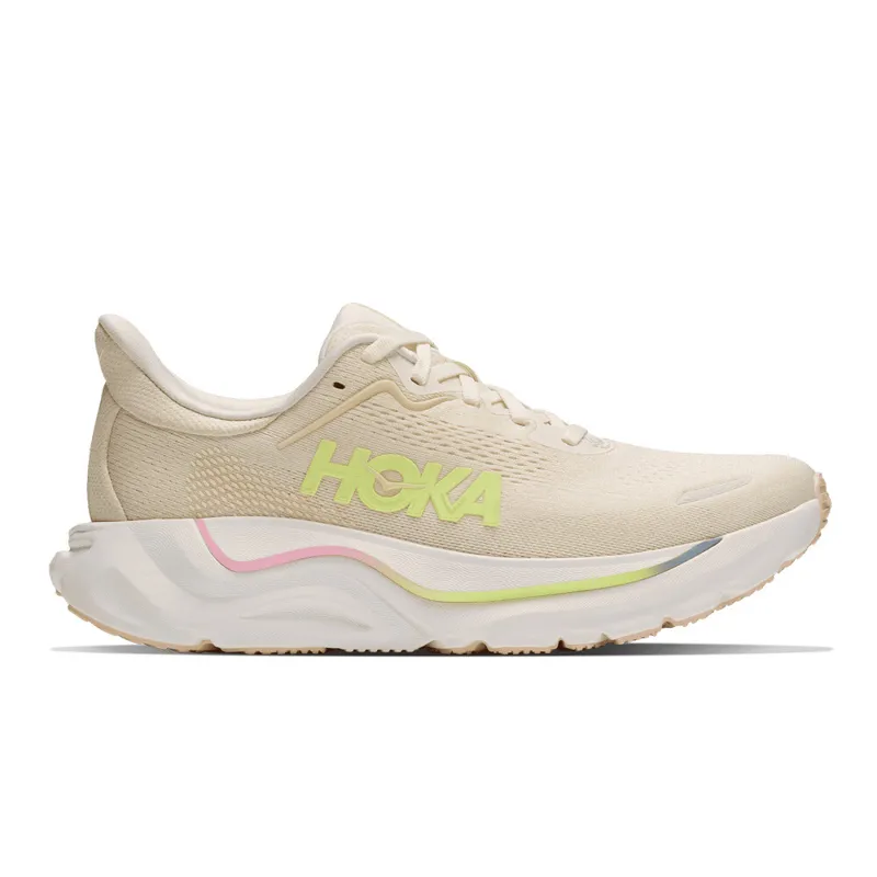 Hoka Arahi 9 Women's Supportive Road Running Shoes - Vintage Yellow Alabaster