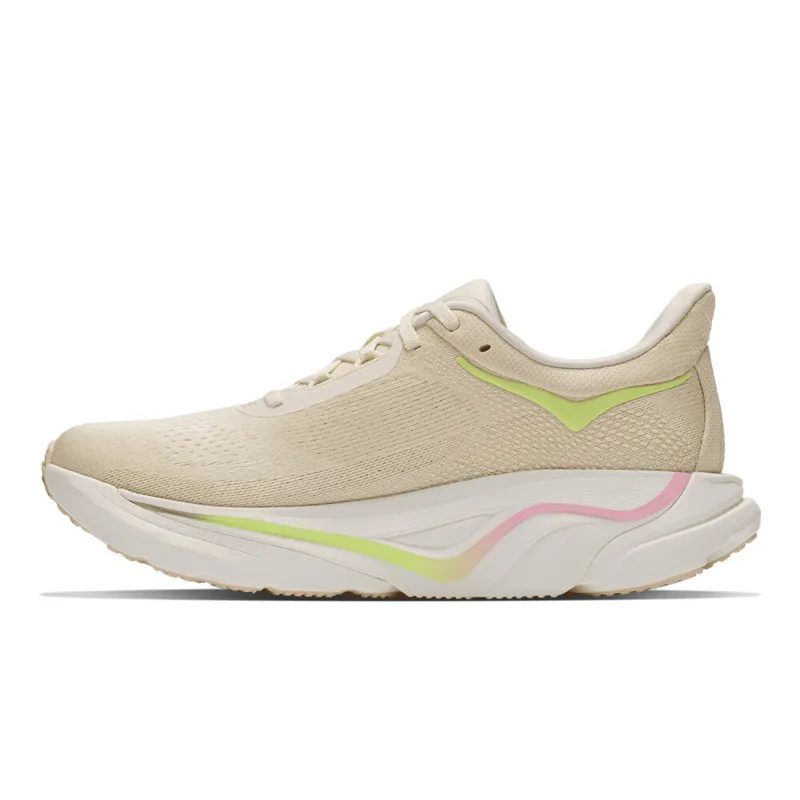 Hoka Arahi 9 Women's Supportive Road Running Shoes - Vintage Yellow Alabaster-7
