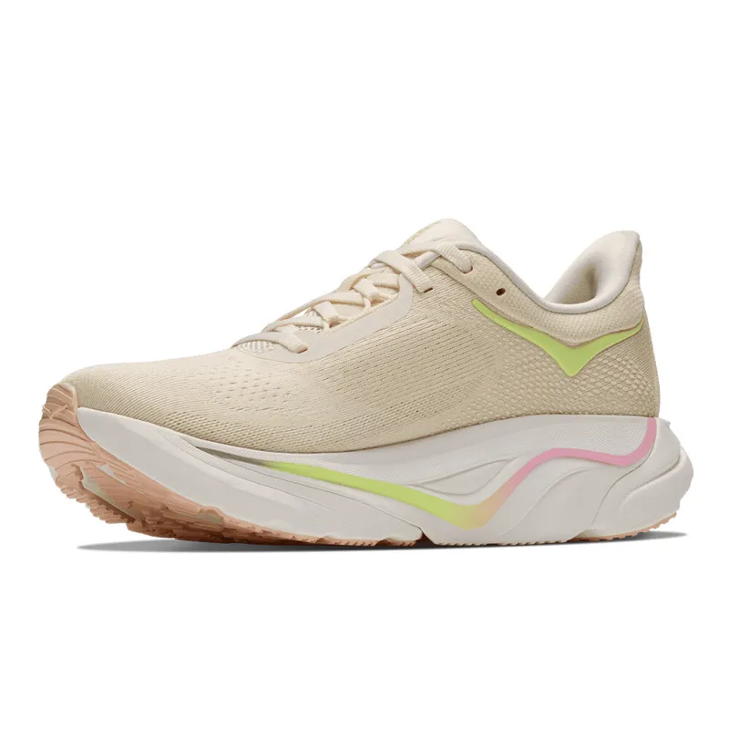 Hoka Arahi 9 Women's Supportive Road Running Shoes - Vintage Yellow Alabaster-6