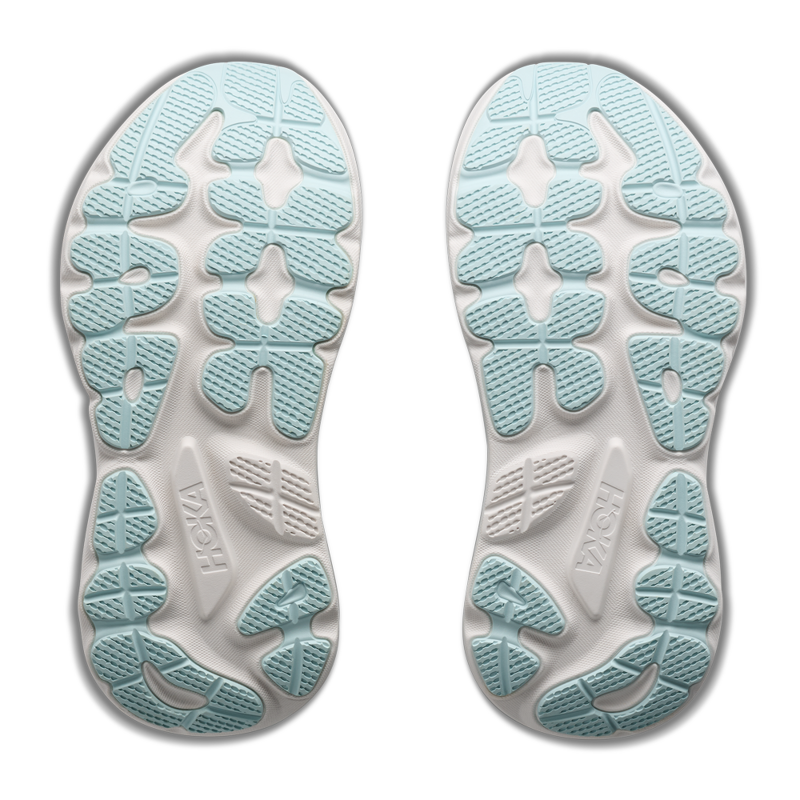 Hoka Gaviota 6 Womens Max Cush Supportive Road Running Shoe - Faded Navy Glimmering Blue-1