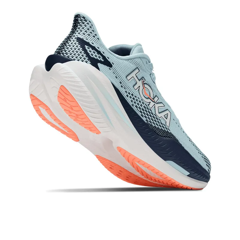 Hoka Mach X 3 Womens Road Running Shoe - Glimmering Blue Varsity Navy-6