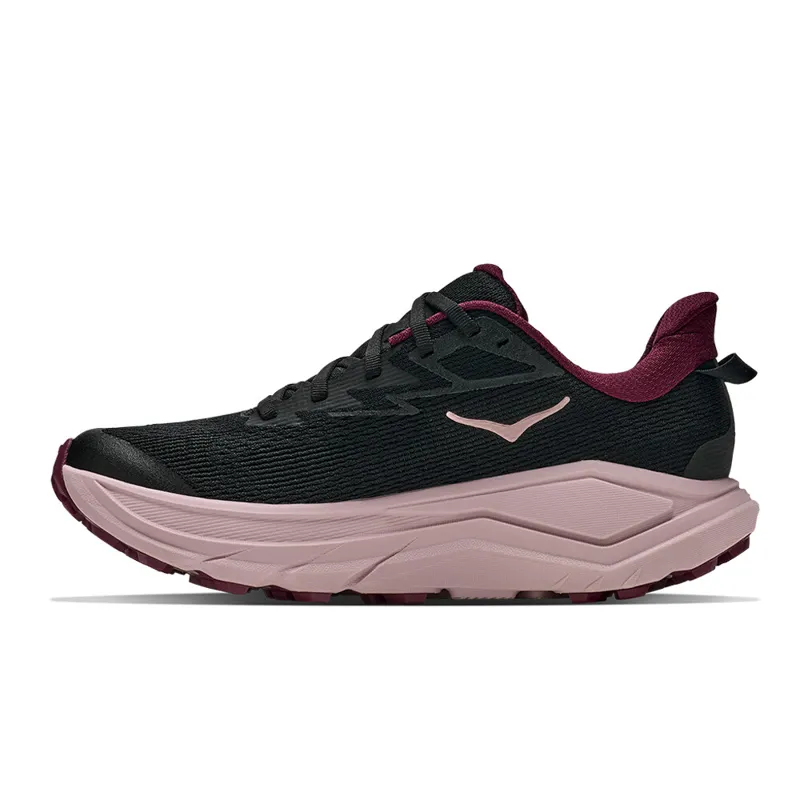 Hoka Challenger 8 ATR Womens Mixed Terrain Running Shoes - Black Pink Opal-7