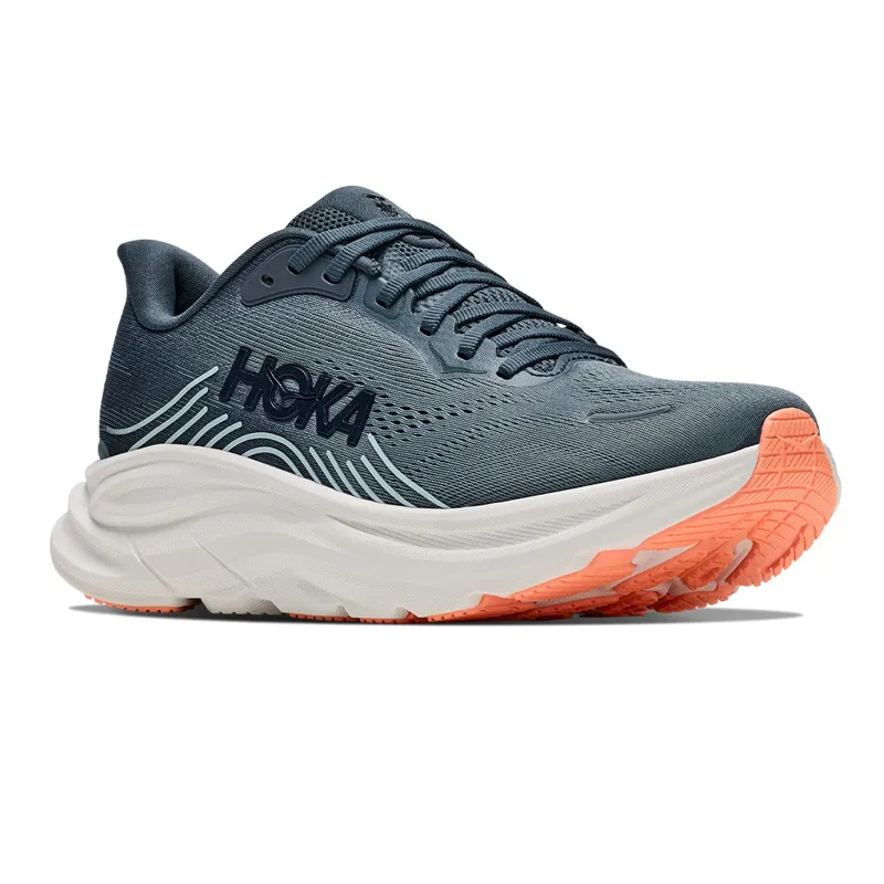 Hoka Clifton 11 Womens Road Running Shoe - Faded Navy Glimmering Blue-3