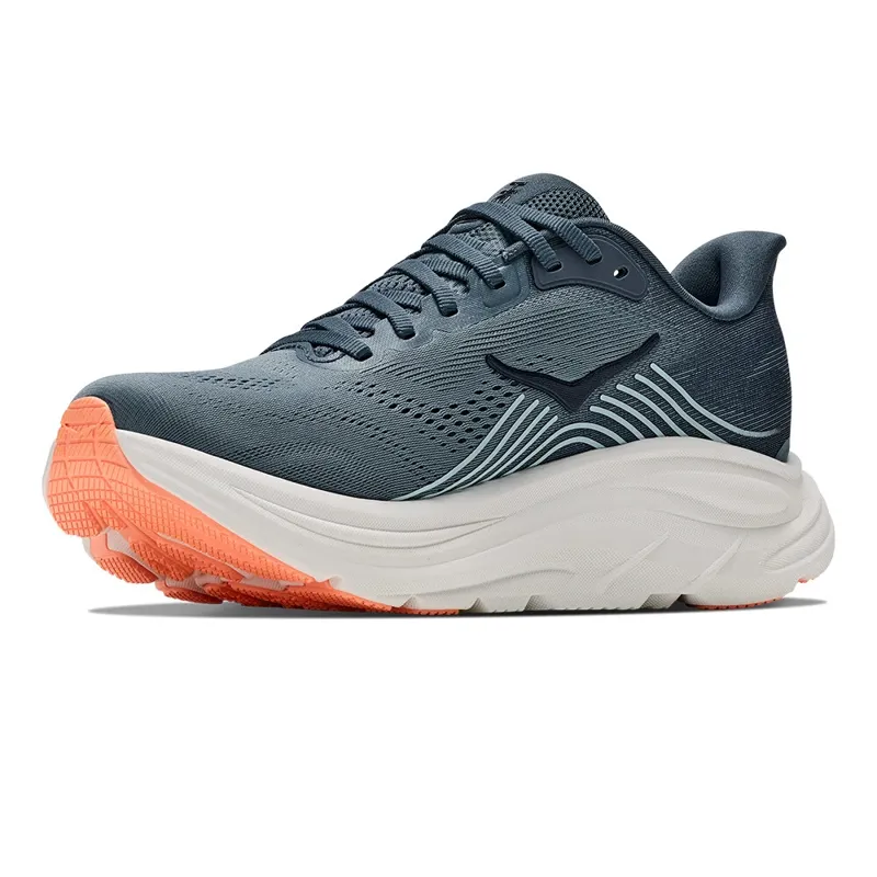 Hoka Clifton 11 Womens Road Running Shoe - Faded Navy Glimmering Blue-5