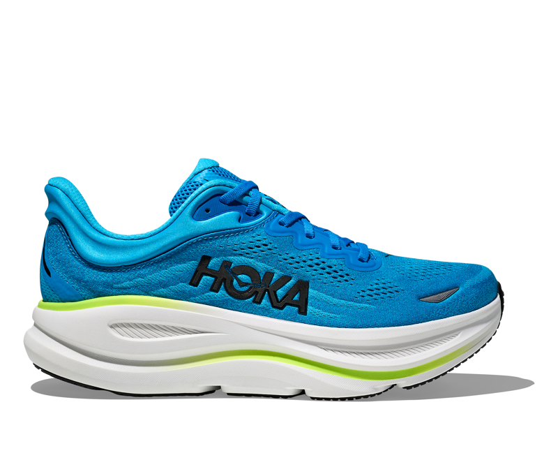 Hoka Bondi 9 Mens Road Running Shoe - Skyward Blue Hoka Blue - UK8.5
