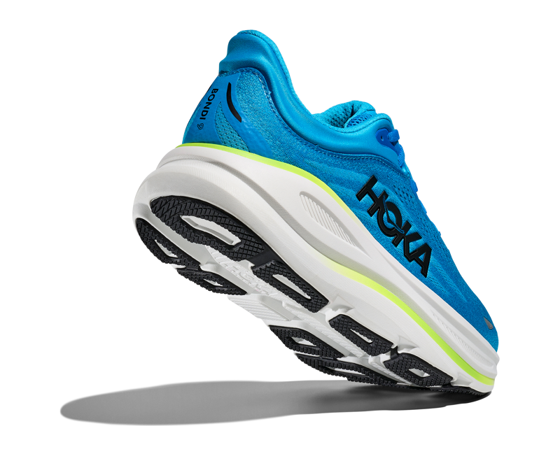 Hoka Bondi 9 Mens Road Running Shoe - Skyward Blue Hoka Blue - UK8.5-3