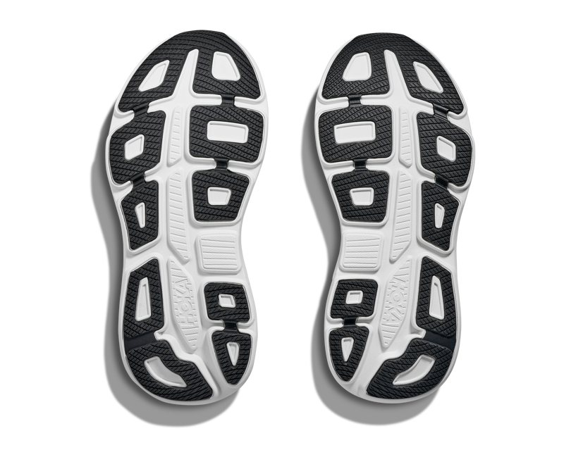 Hoka Bondi 9 Womens Max Cush Road Running Shoe - Skyward Blue Neon Fuchsia-3