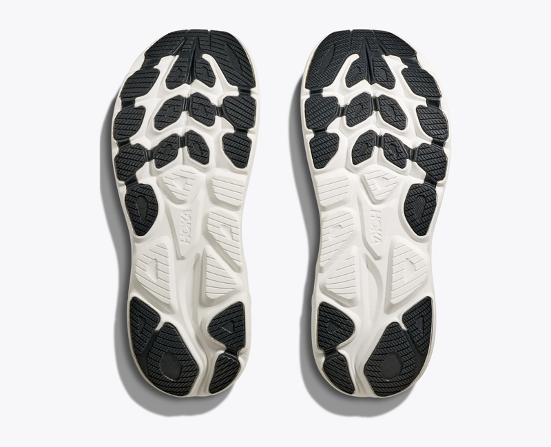 Hoka Clifton 10 Mens Road Running Shoe - Navy White-3