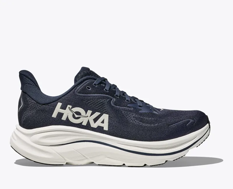 Hoka Clifton 10 Mens Road Running Shoe - Navy White