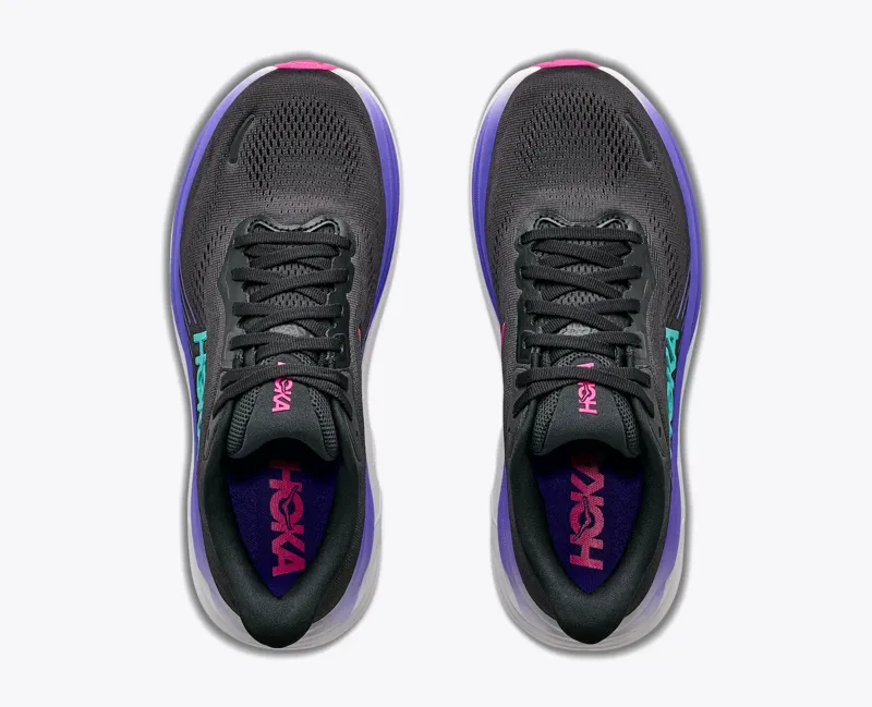 Hoka Clifton 11 Wmns Road Running Shoe BLACK NEON NEBULA-1