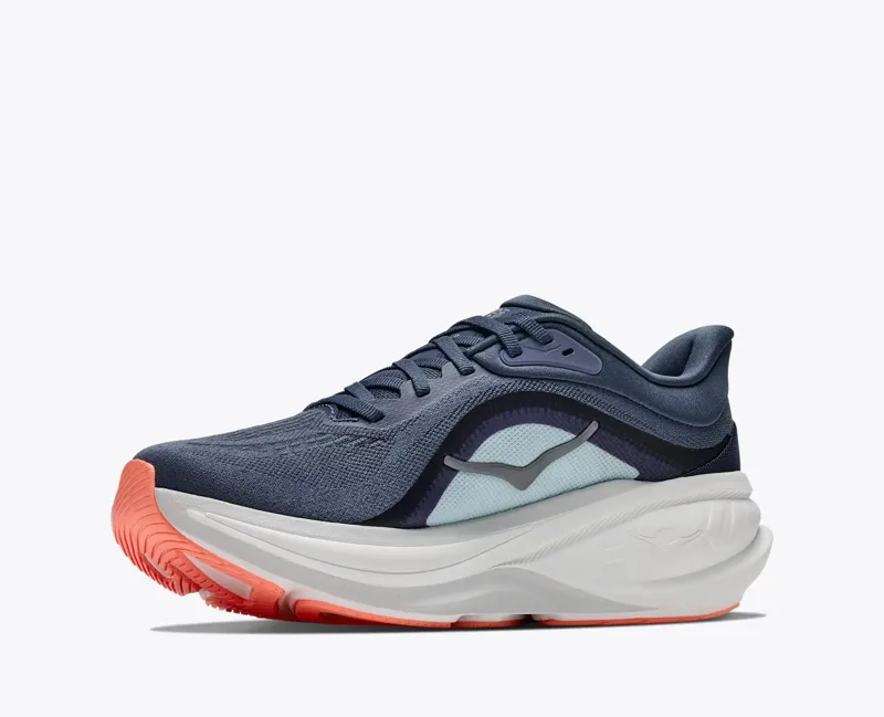 Hoka Clifton Pro Wmns Road Running Shoe FADED NAVY  GLIMMERING BLUE-2
