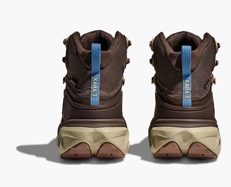 Hoka Kaha 3 GTX Mens Hiking Boots - Walnut Oyster Mushroom-2