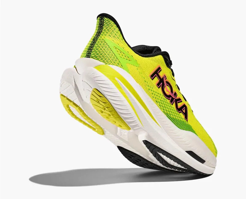Hoka Mach X 3 Mens Road Running Shoe - Neon Hoka Citrus Neon Lime-3