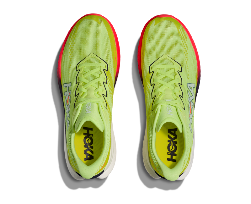 Hoka Mach X 3 Men's Ropad Running Shoe - Neon Yuzu Squid Ink-7
