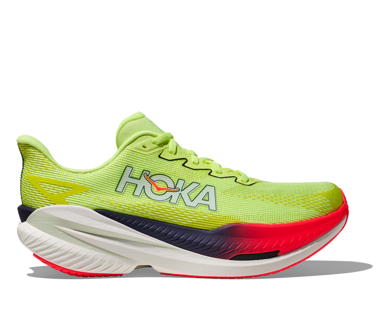 Hoka Mach X 3 Men's Ropad Running Shoe - Neon Yuzu Squid Ink