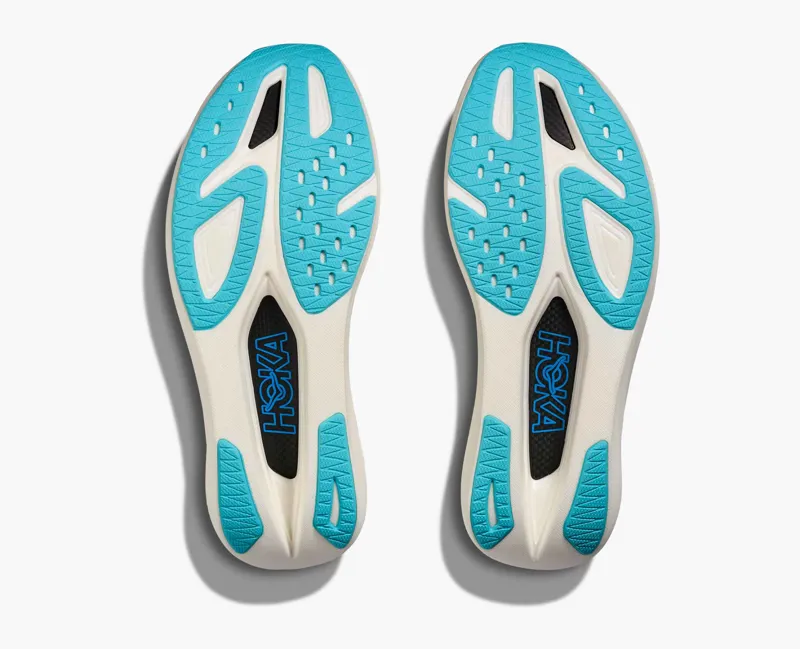 Hoka Rocket X3 Mens Carbon Plated Road Running Shoes - White Black-6