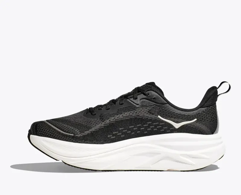 Hoka Skyflow Road Running Shoe - Black White-4