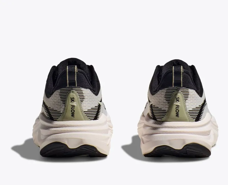 Hoka Skyflow Womens Road Running Shoes - Black White-1