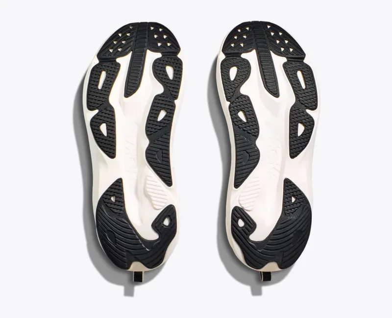 Hoka Skyflow Womens Road Running Shoes - Black White-3