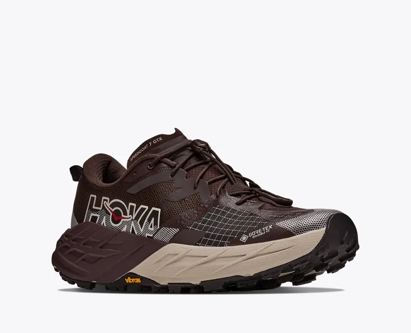 Hoka Speedgoat 7 Gore-Tex Waterproof Trail Running Shoe Spiced Chocolate-5