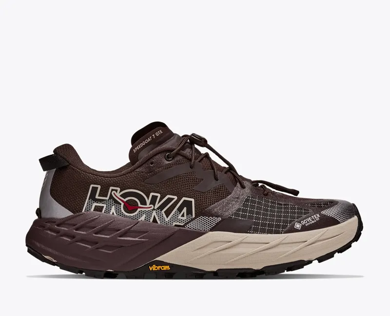 Hoka Speedgoat 7 Gore-Tex Waterproof Trail Running Shoe Spiced Chocolate