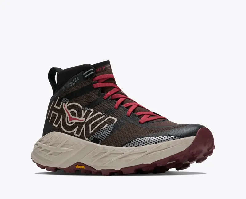 Hoka Speedgoat 7 Hike Gore-Tex Waterproof Trail Shoe Spiced Choc River Rock-3