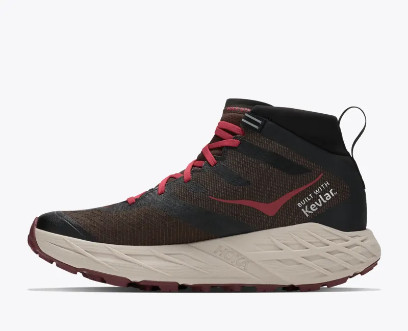 Hoka Speedgoat 7 Hike Gore-Tex Waterproof Trail Shoe Spiced Choc River Rock-1
