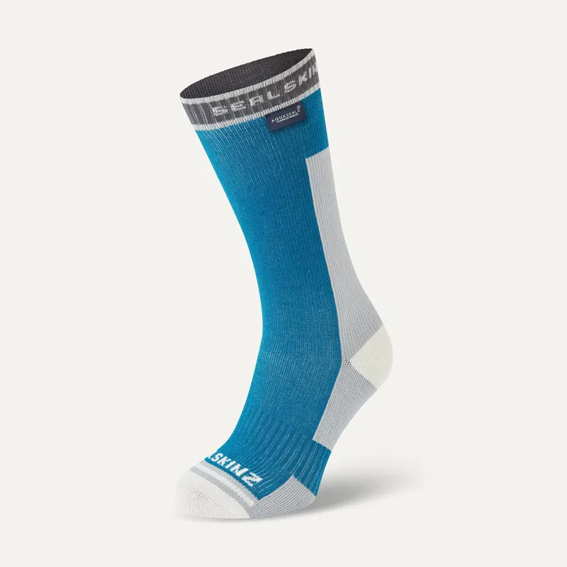 Sealskinz Holverstone Waterproof Ankle Length Lightweight Running Sock - Blue