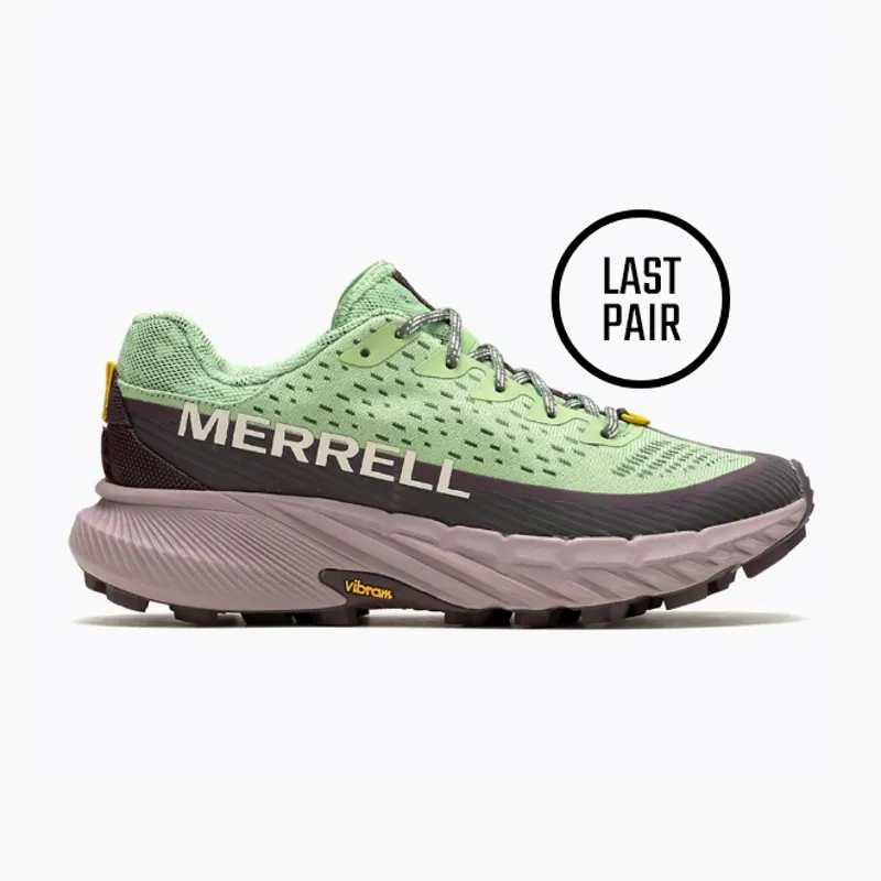 Merrell Women's Agility Peak 5 Trail Running Shoes - Pear Burgundy - UK7