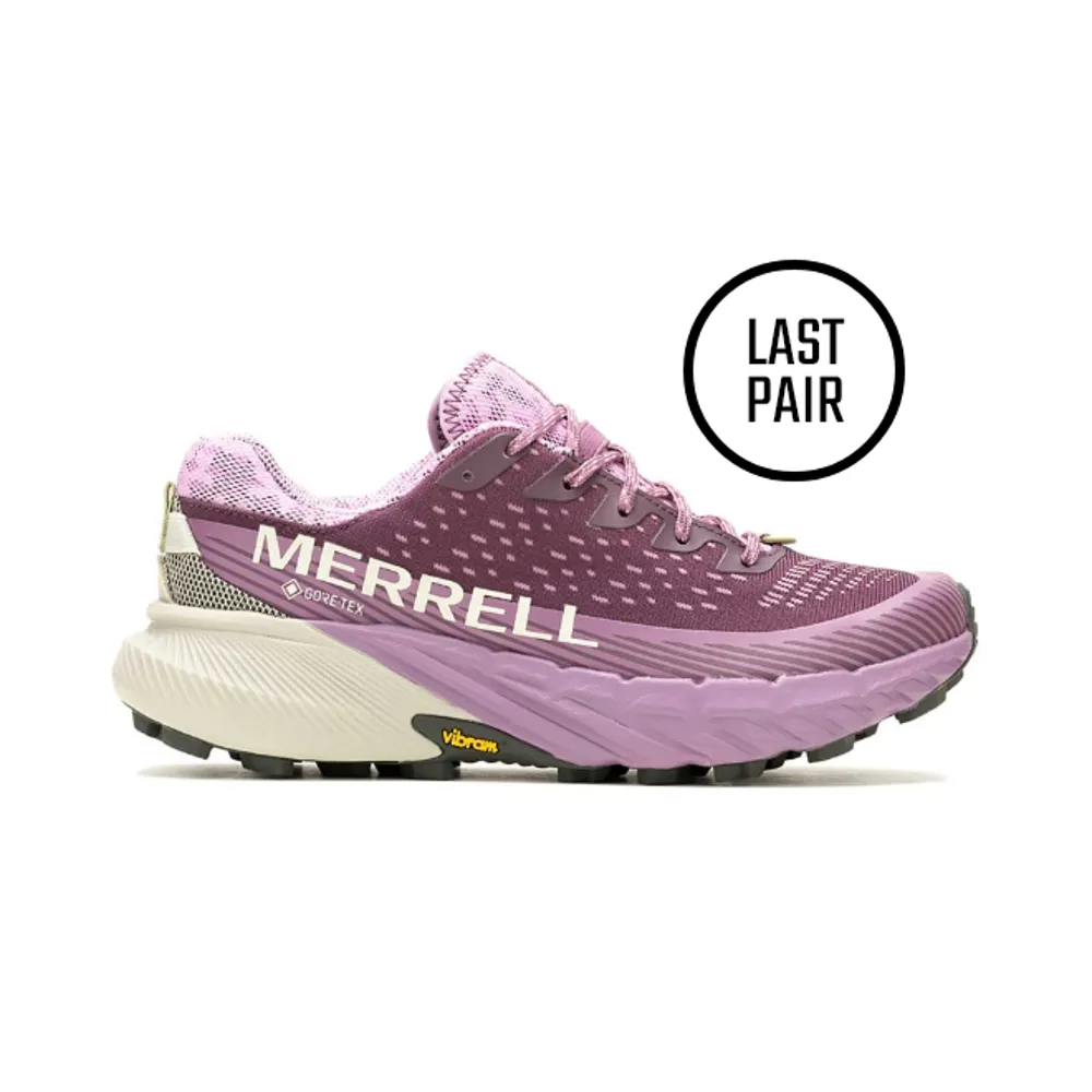 Merrell Women's Agility Peak 5 GTX Trail Running Shoes - Plumwine Mauve - UK6.5