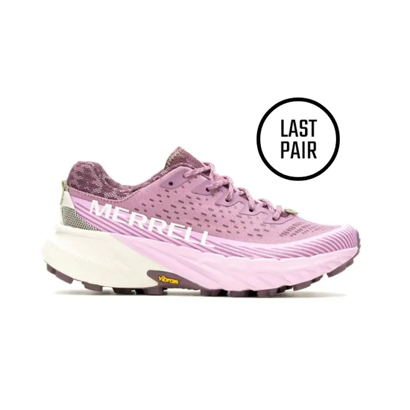 Merrell Womens Agility Peak 5 Trail Running Shoes - Mauve Fondant - UK5.5