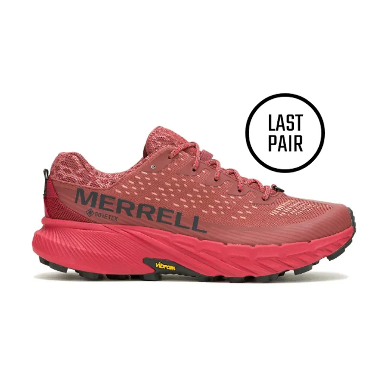 Merrell Agility Peak 5 GTX Trail Running Shoes - Red Oxide - UK11
