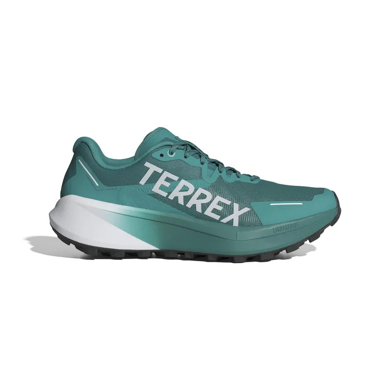 Adidas Terrex Agravic 3 Mens Trail Running Shoes - Pure Teal Dash Grey Core Black