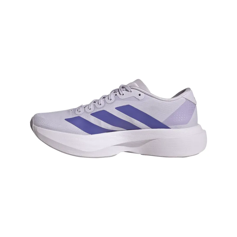 Adidas Womens Adizero Evo SL Woven Road Running Shoes - Glory Grey Solar Purple Tint-8