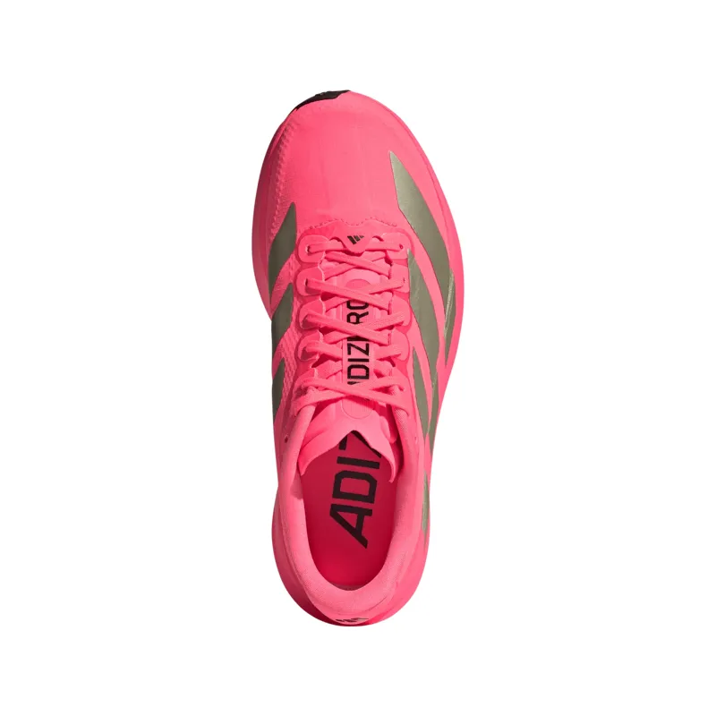 Adidas Adizero Evo SL Woven Womens Road Running Shoes - Solar Turbo Core Black Carbon-3