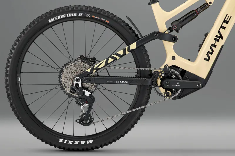 Whyte Kado Electric Mountain Bike in Dune Tan Yellow / Black-3