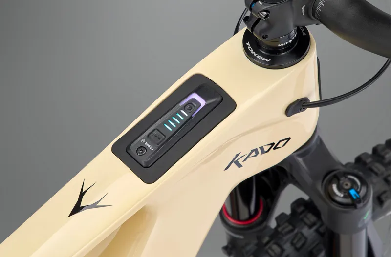Whyte Kado Electric Mountain Bike in Dune Tan Yellow / Black-4