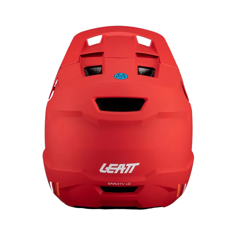 Leatt MTB Gravity 1.0 Jr Full Face Helmet in Red-1